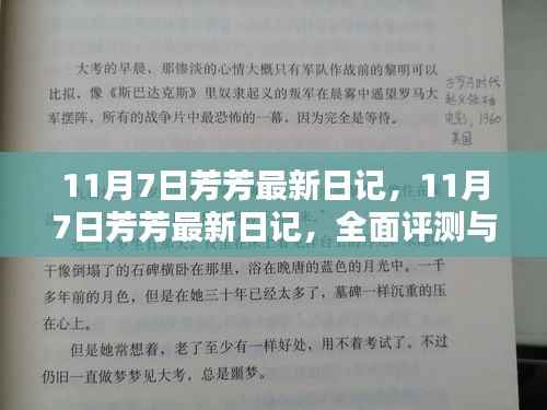 11月7日芳芳日记全面评测与介绍