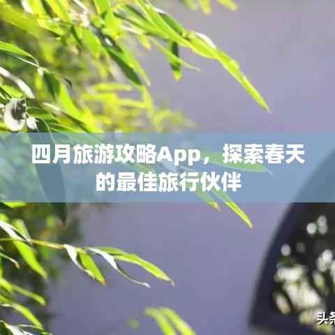 四月旅游攻略App,探索春天的最佳旅行伙伴